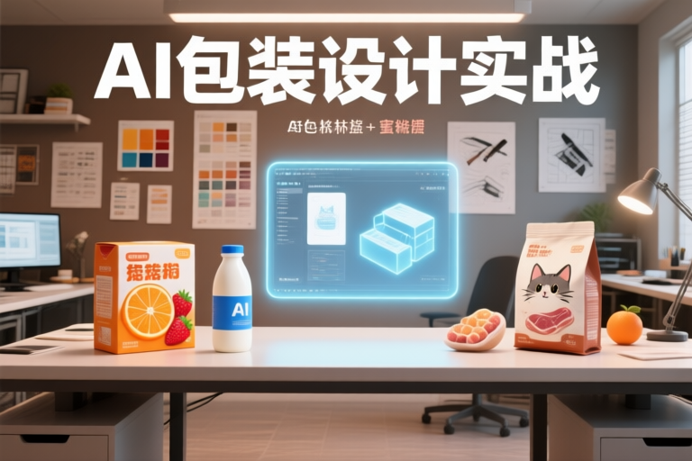 AI包装设计实战：多品类商业案例全流程