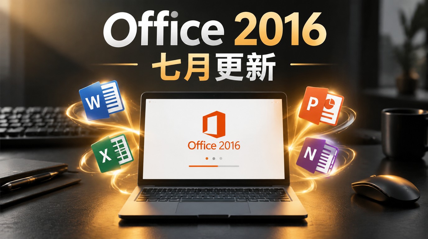 Office 2016专业增强版2024年7月更新，办公利器再升级