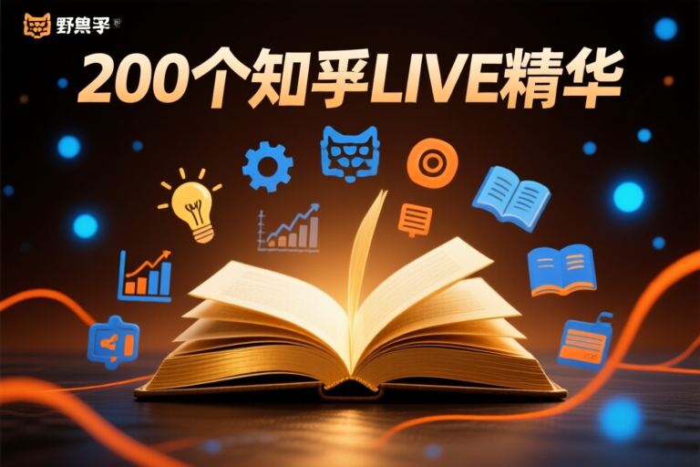 200个知乎收费LIVE精品内容，一次打包带走！