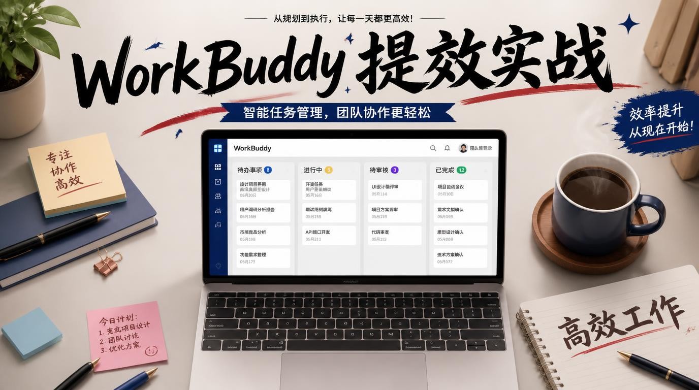 WorkBuddy实战：职场提效工具方法案例全解析