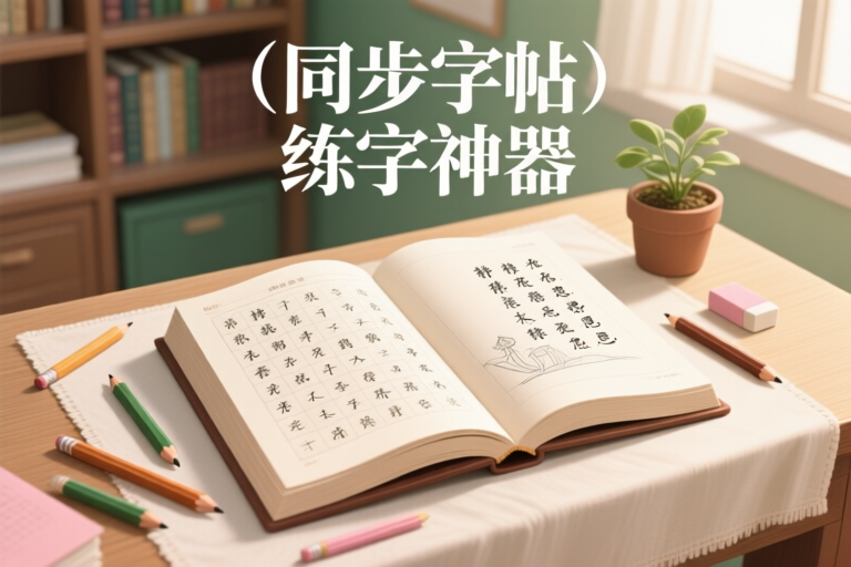 1-6年级同步字帖：词语古诗全覆盖，练字神器