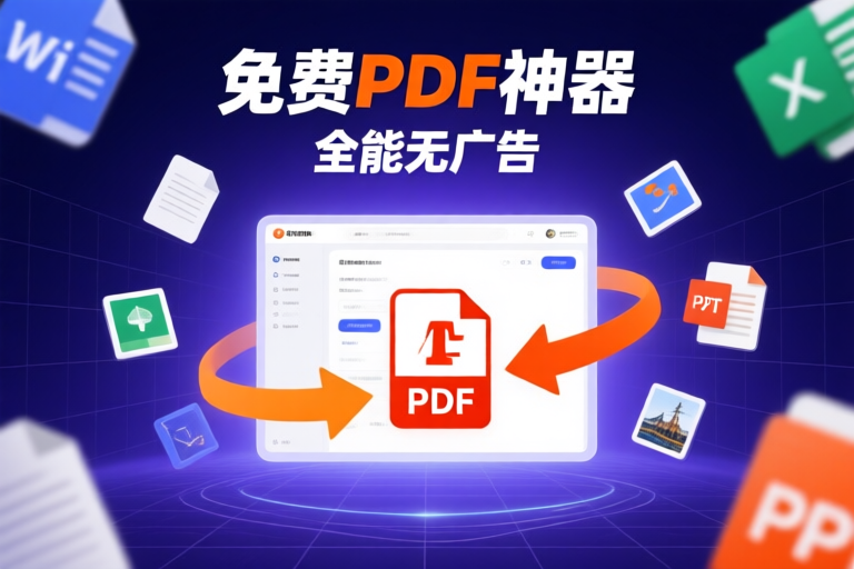 100分神器！免费PDF工具，转换压缩编辑全搞定