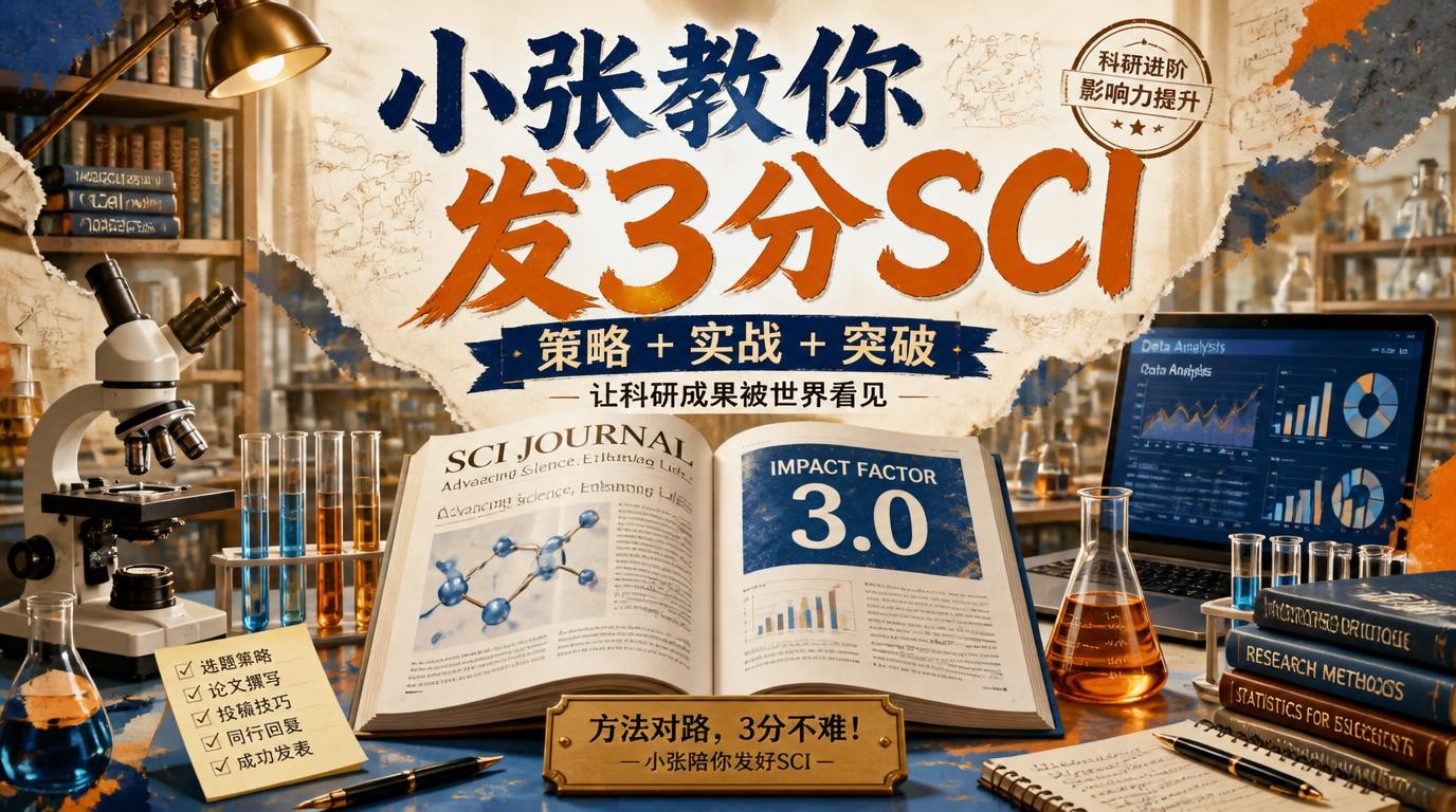 小张亲授：如何轻松发表3分SCI论文