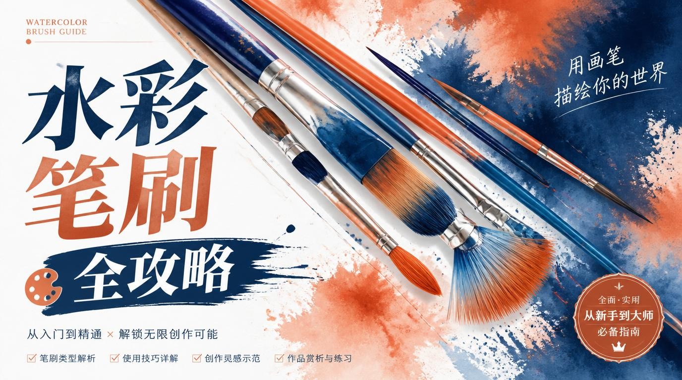 水彩笔刷全攻略：从入门到精通，让你的画作瞬间提升档次