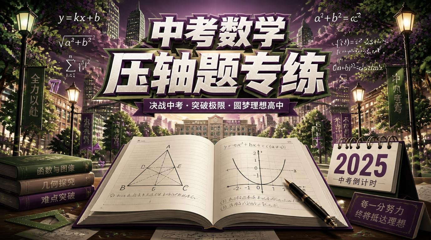 2025中考数学压轴题专练：逐题解析助你冲刺满分