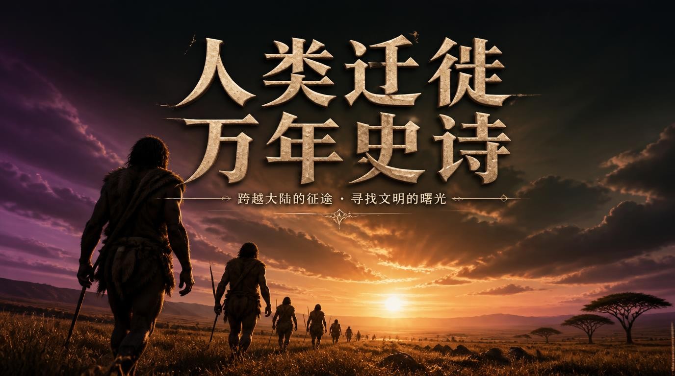 人类迁徙：一部跨越万年的史诗，藏着我们每个人的身世密码