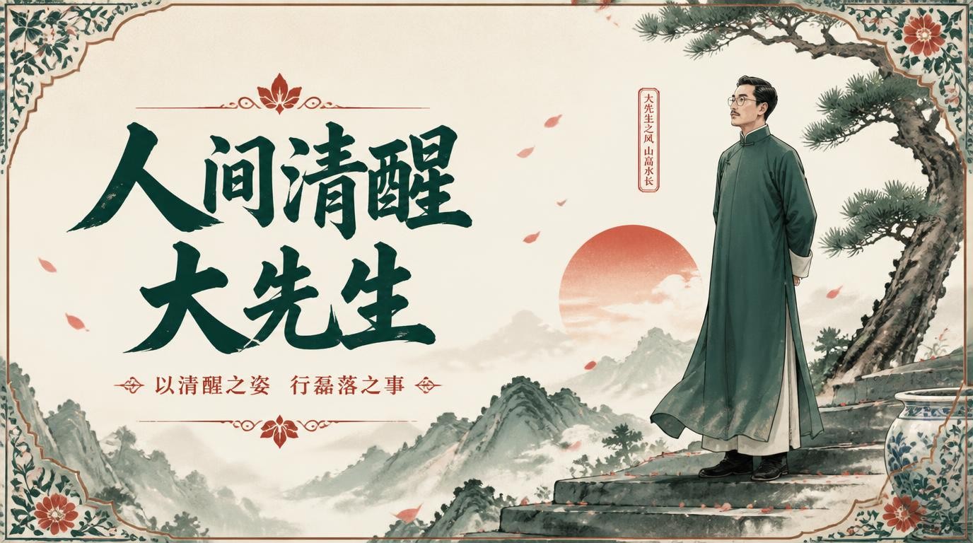 人间清醒大先生：一生俯仰无愧，活出真我风骨