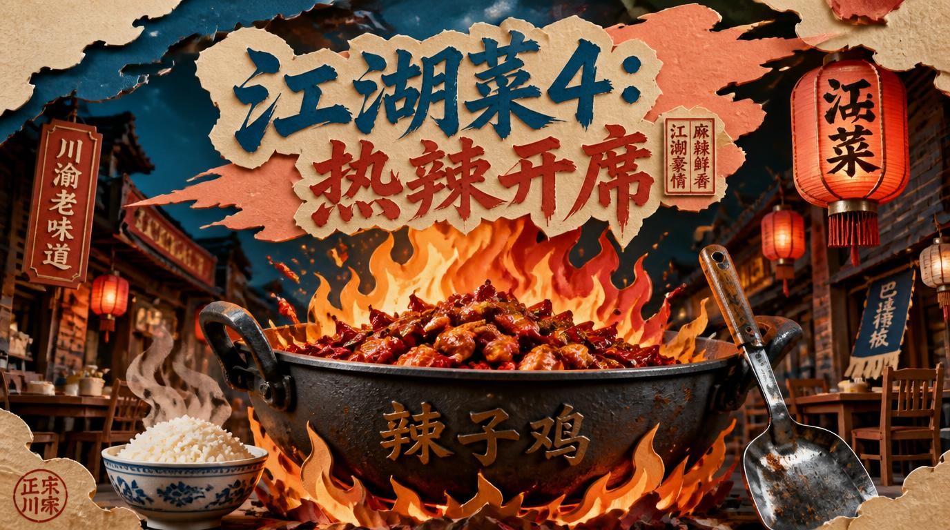 江湖菜第4季2023：刀光火影里的味觉江湖，重燃你的美食热血