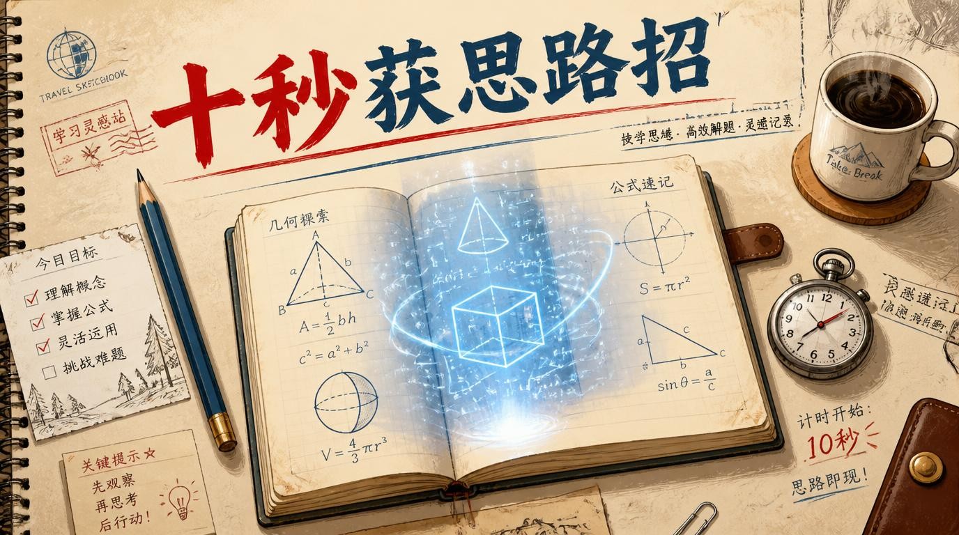 2026亮亮巧解初中数学：十秒获思路招，学习更轻松