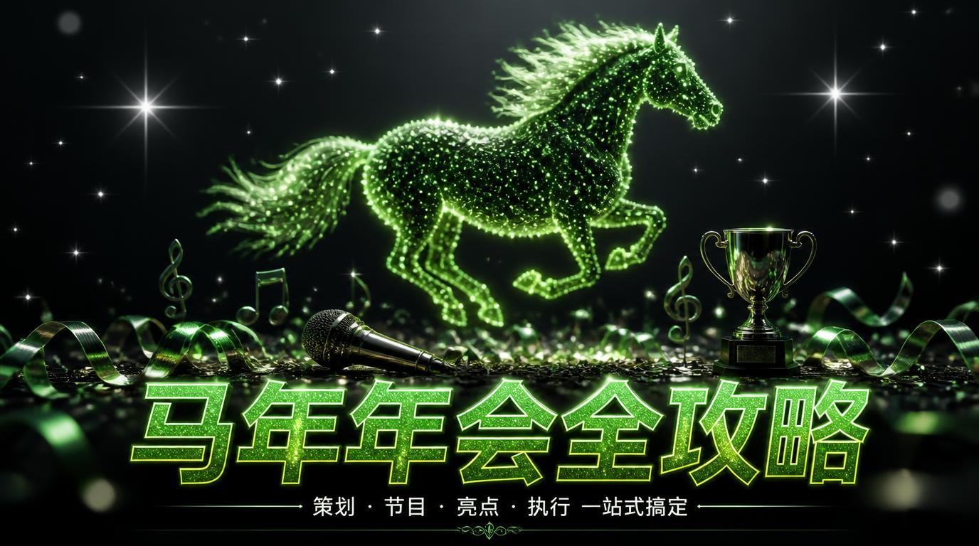 马年年会创意合集：主题、流程、节目、主持词全攻略