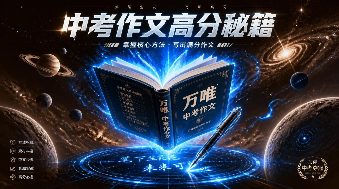 2026中考作文神器《万唯》真题高分范文大揭秘