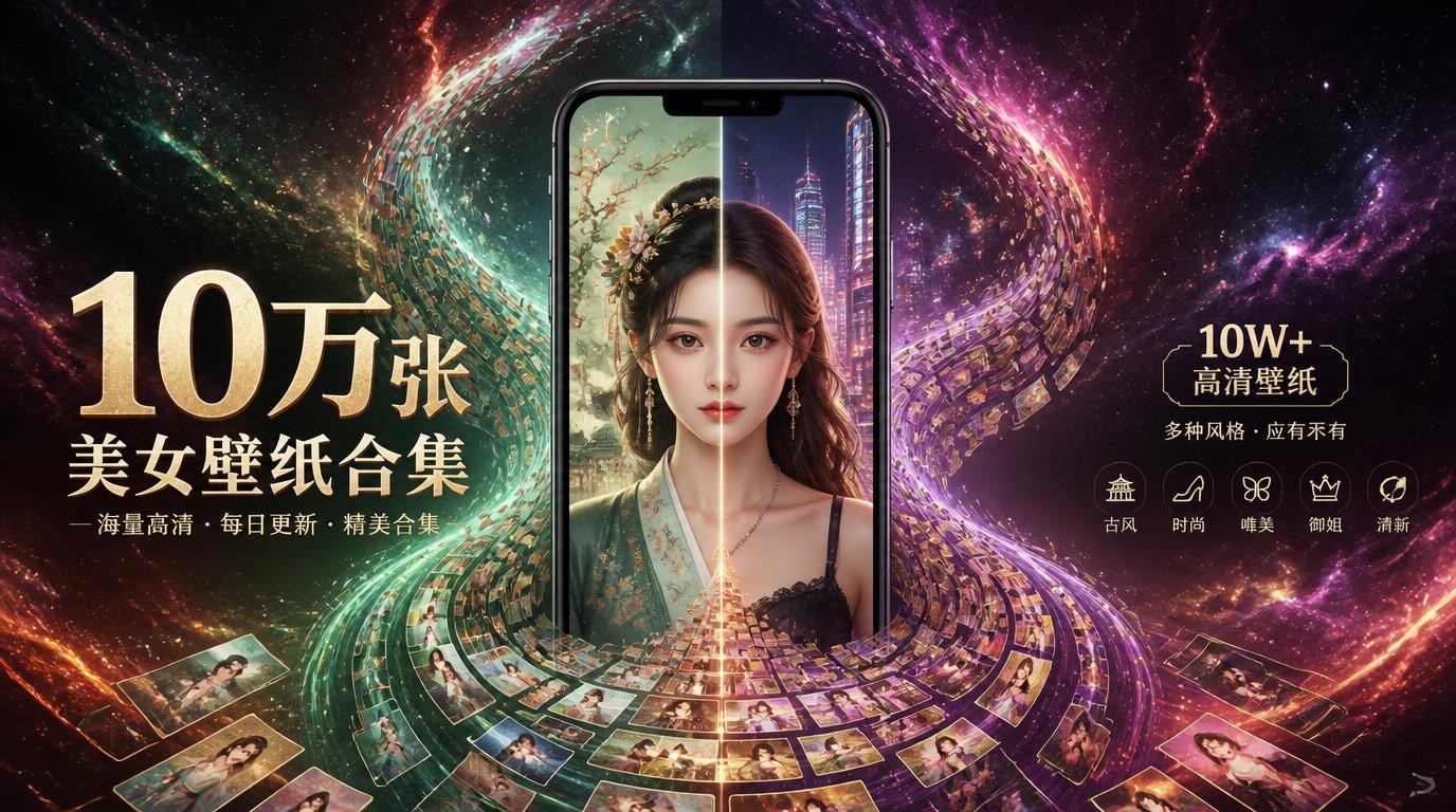 10万张高清美女壁纸，一次收藏够用一生