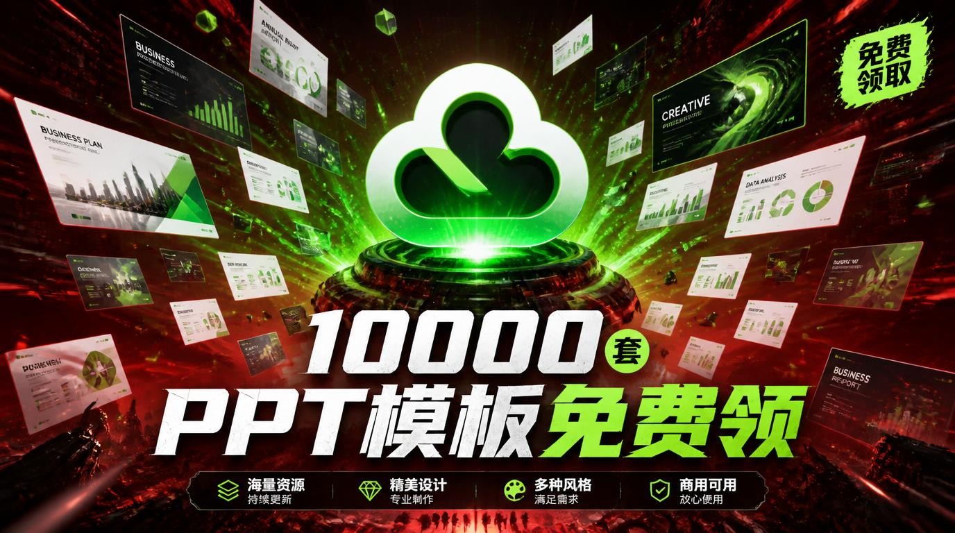 10000套PPT模板免费领！夸克网盘一键转存