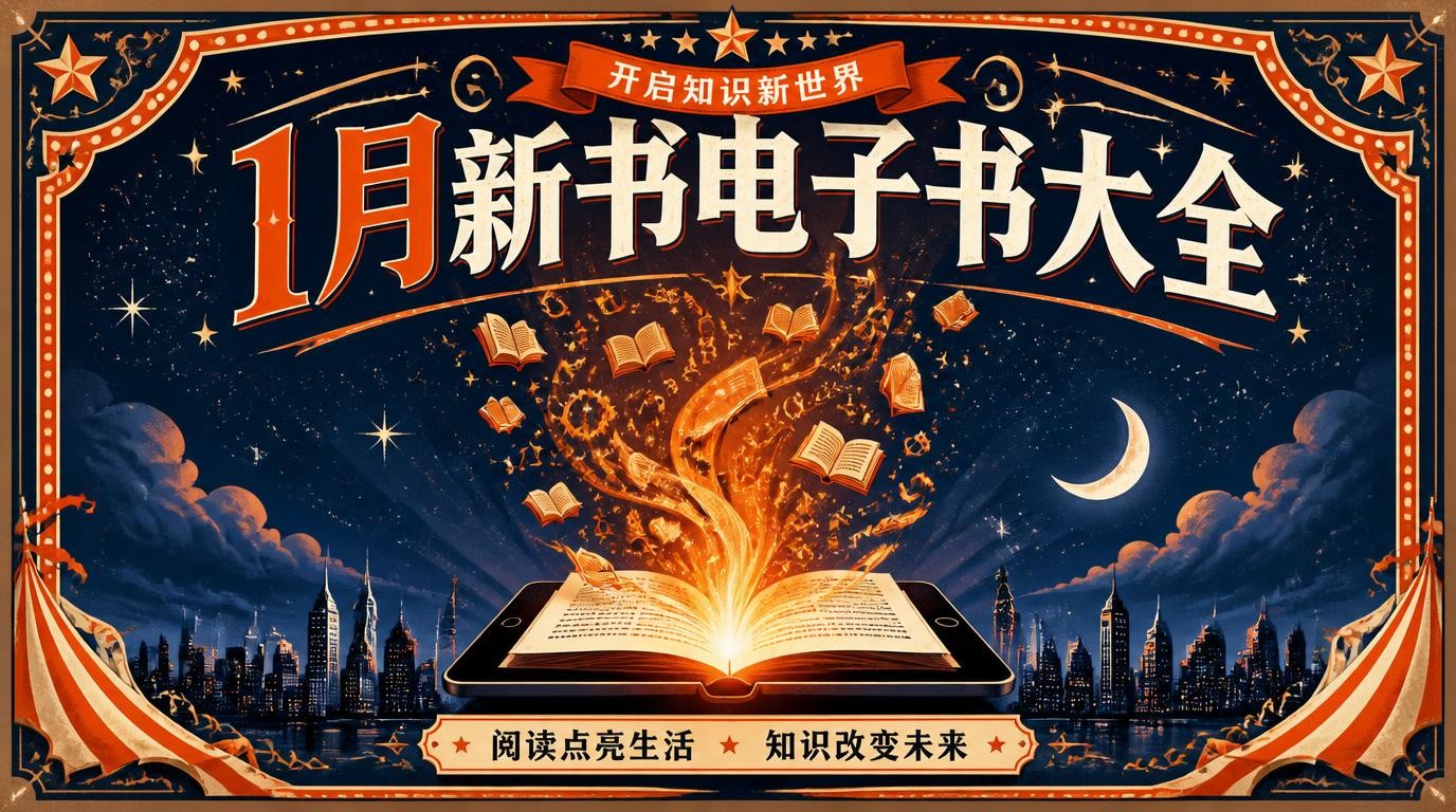 1月新书速递：电子书大全，畅享阅读新体验