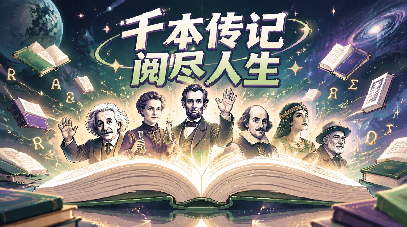 1000本人物传记合集，带你领略传奇人生