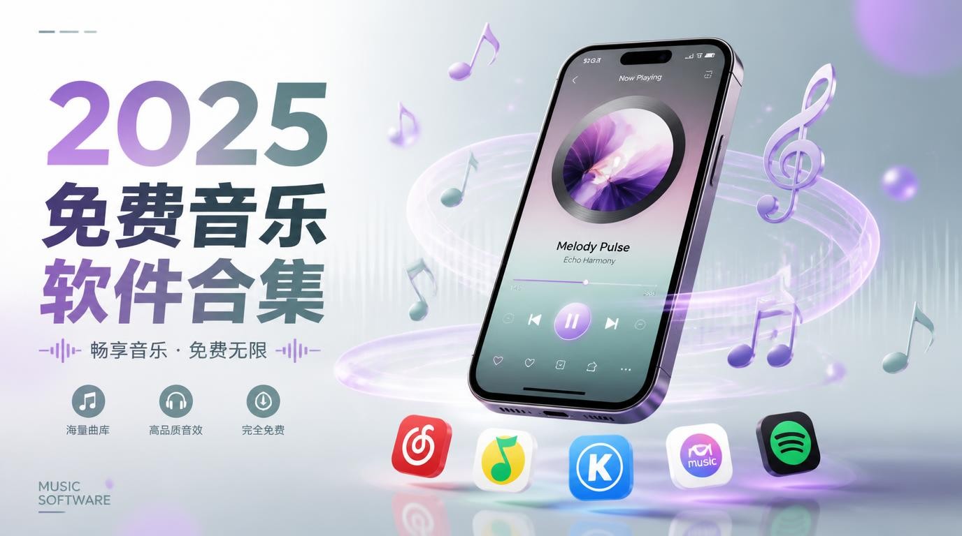 2025年免费音乐软件大盘点，畅听全网歌曲