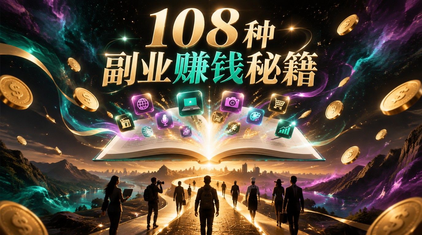 108种副业教程PDF：开启你的财富自由之路