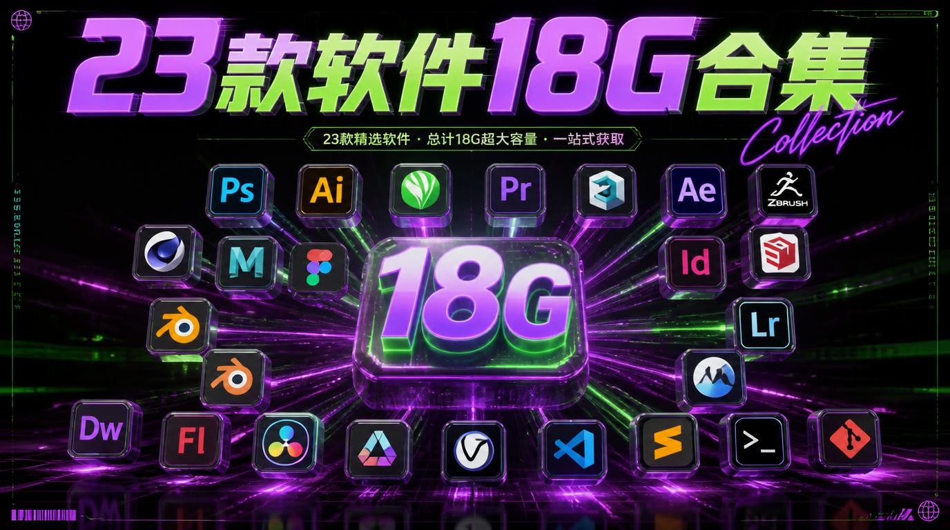 2026年1月软件合集：23款精品，18G大容量，宇文娟芝推荐
