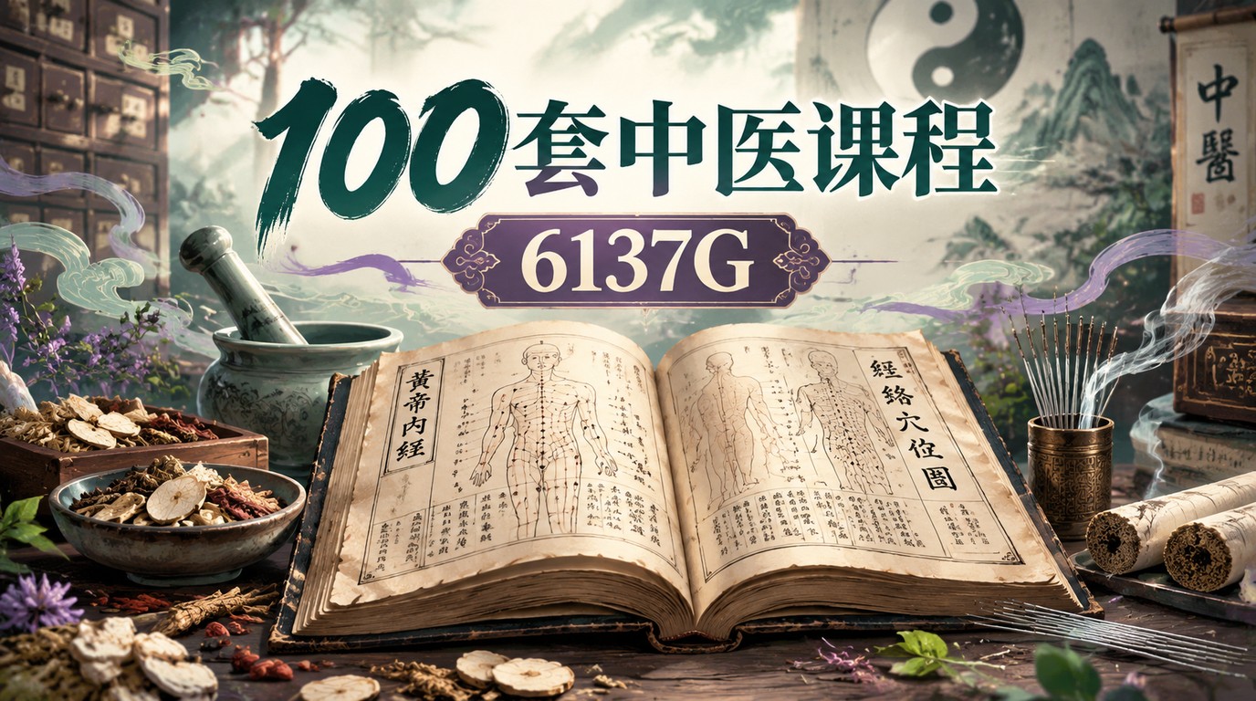 6137G超全中医课程，100套教程从入门到精通