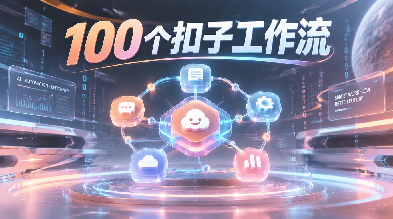 100个扣子工作流资源合集，142MB代码配置现成用