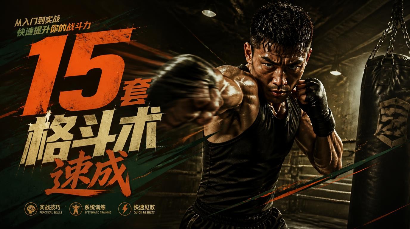15套格斗术教程视频，让你从新手变高手