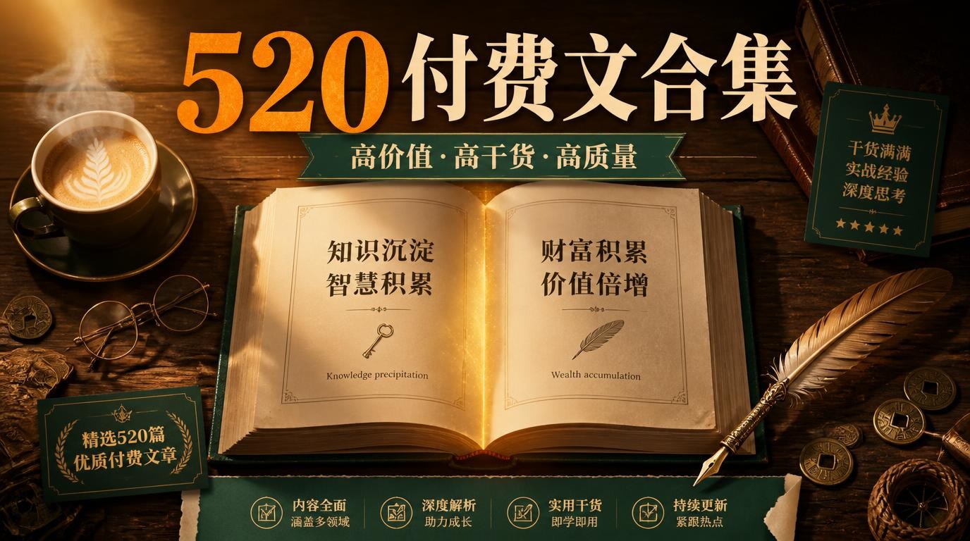 2026年5月20日付费文合集：精选内容重磅上线