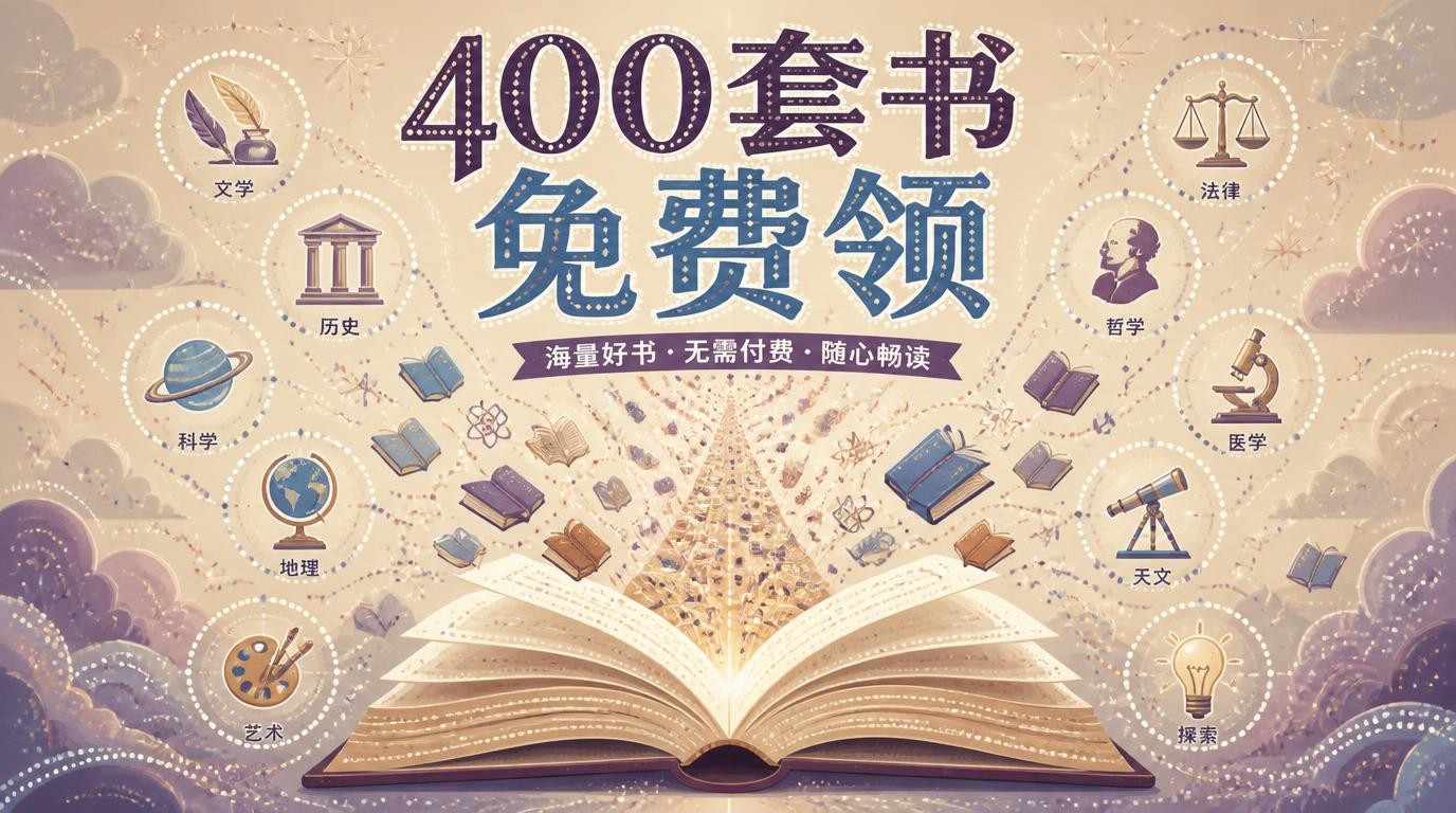 400套付费套装书，价值上万，396G资源大放送！