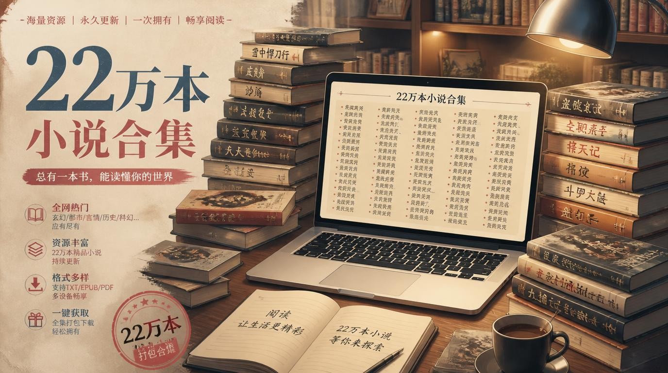 22万本网络小说合集：全站精品一网打尽