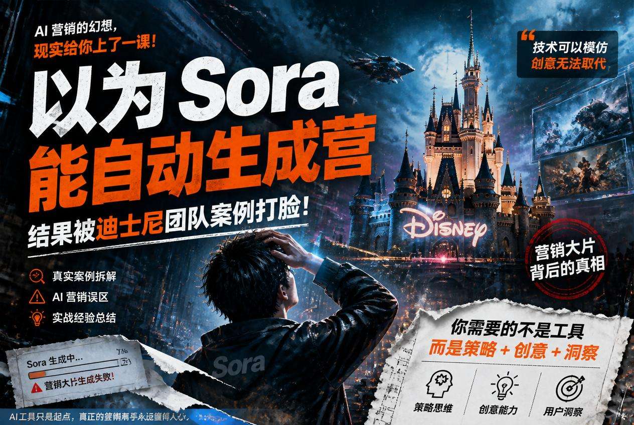 以为Sora能自动生成营销大片，结果被迪士尼团队案例打脸