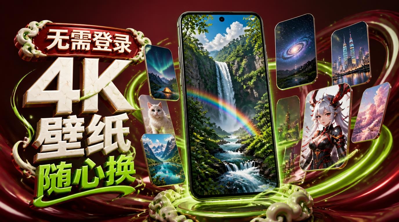 无需登录！4KWallpapersv321安卓壁纸软件，海量4K主题随你换