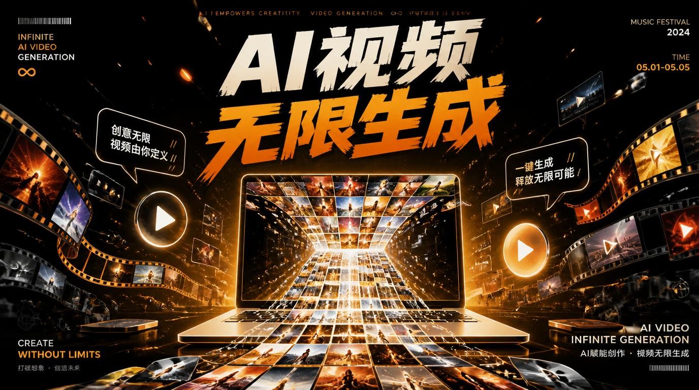 AI视频生成神器解锁版：无限文生视频，逼真到离谱！