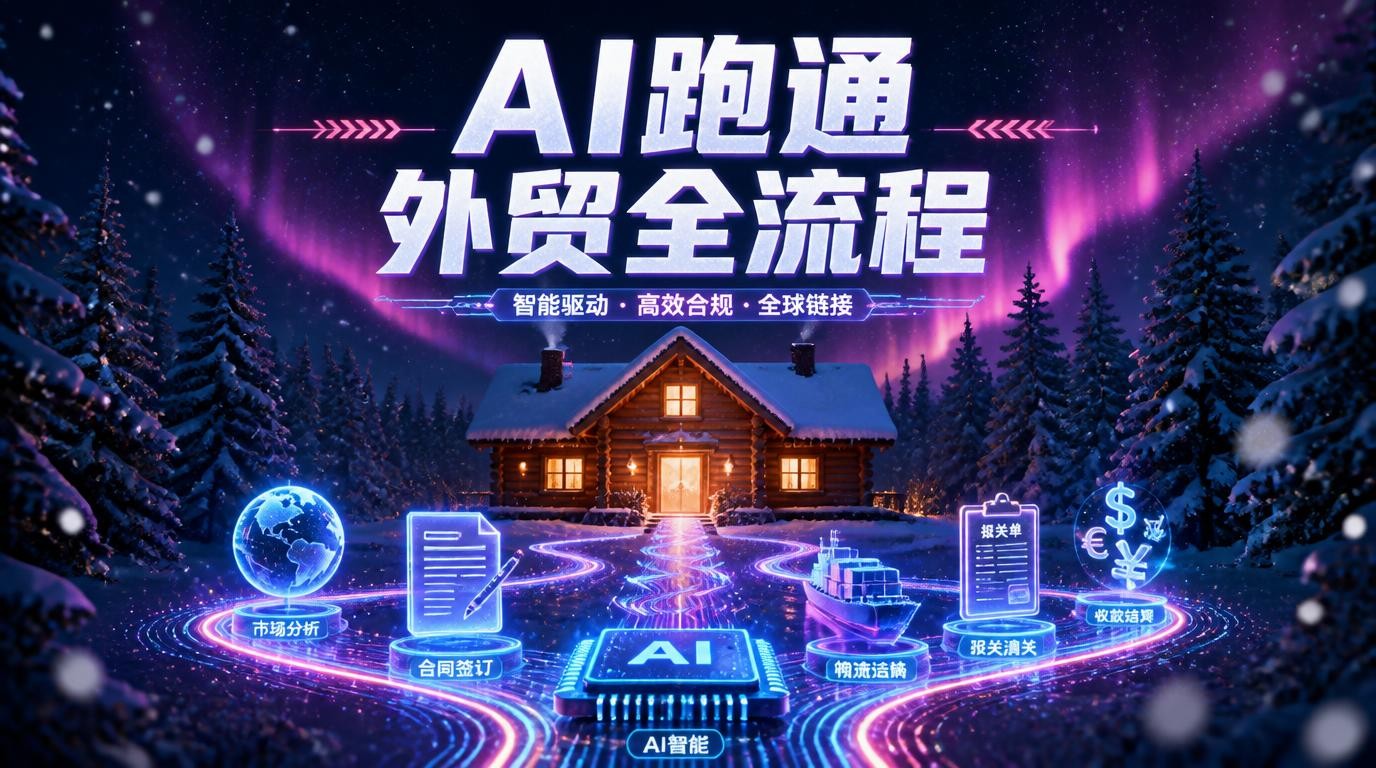 2026AI外贸实战课：全链路跑通出口业务