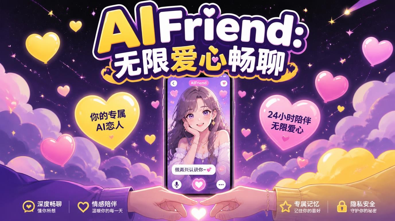 AIFriend虚拟恋人：解锁无限爱心，畅聊不停