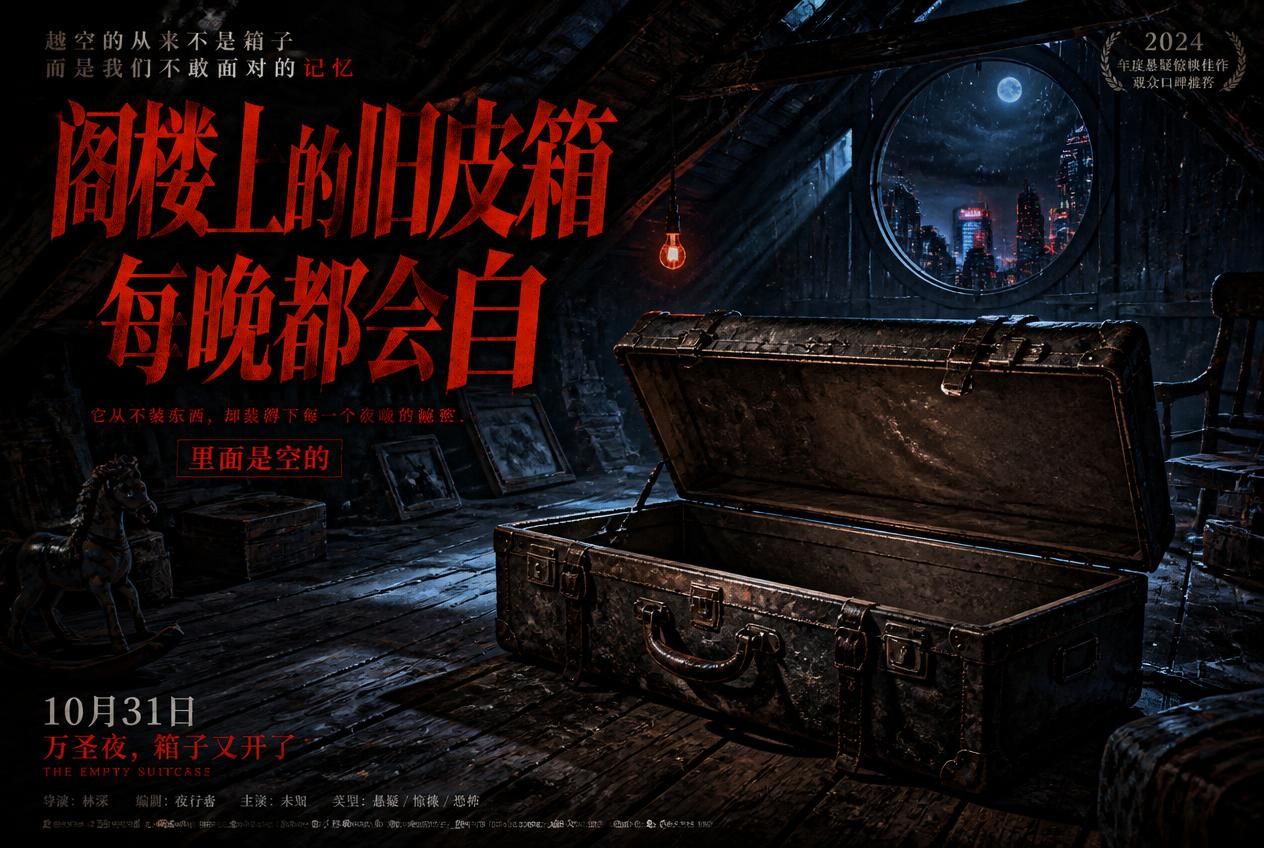 阁楼上的旧皮箱每晚都会自己打开，里面是空的
