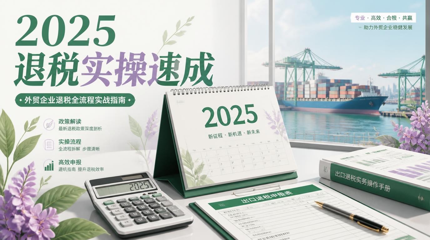 2025外贸退税实操课：从入门到精通