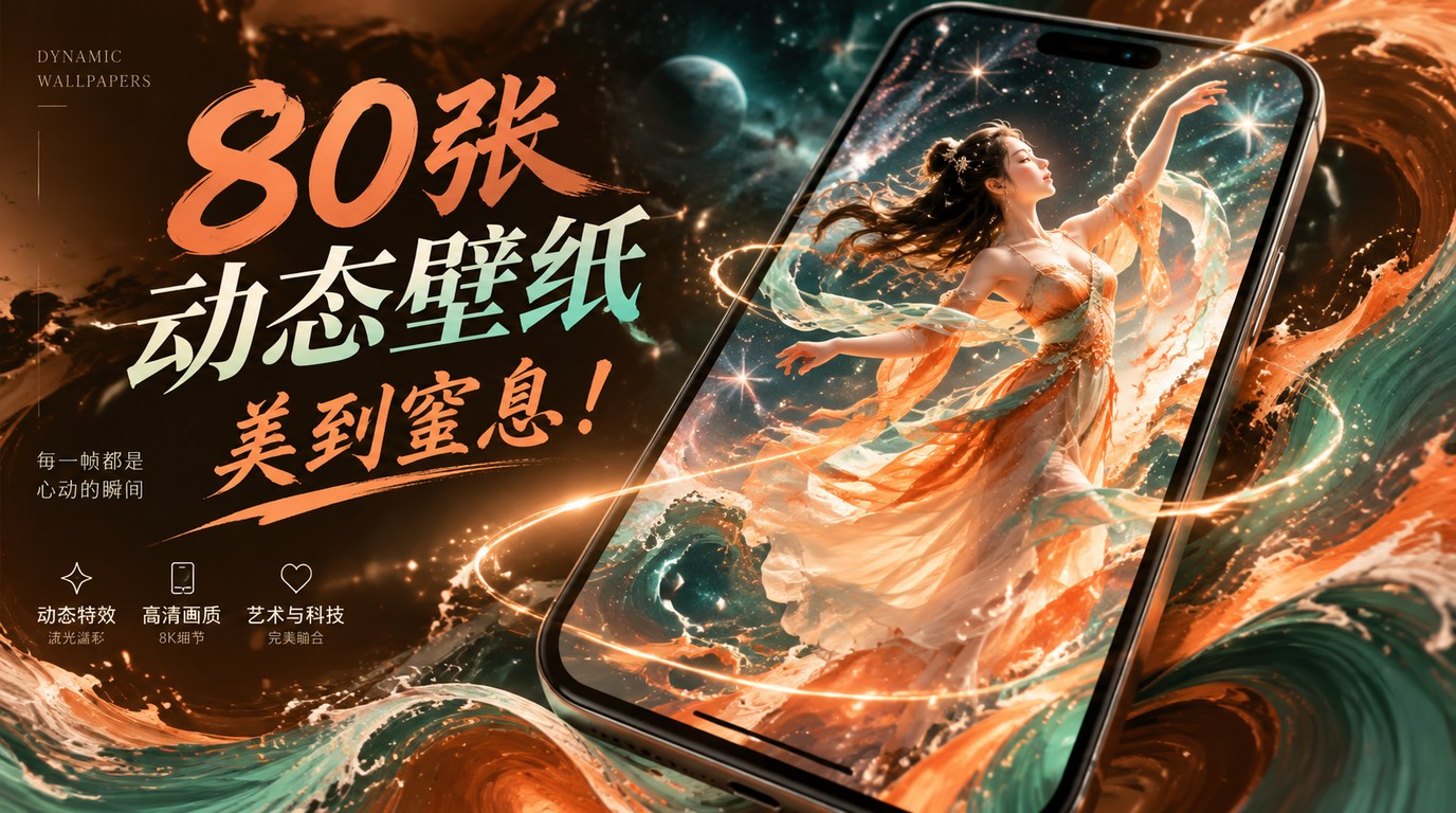 80张绝美动态壁纸，让手机屏幕美到窒息！