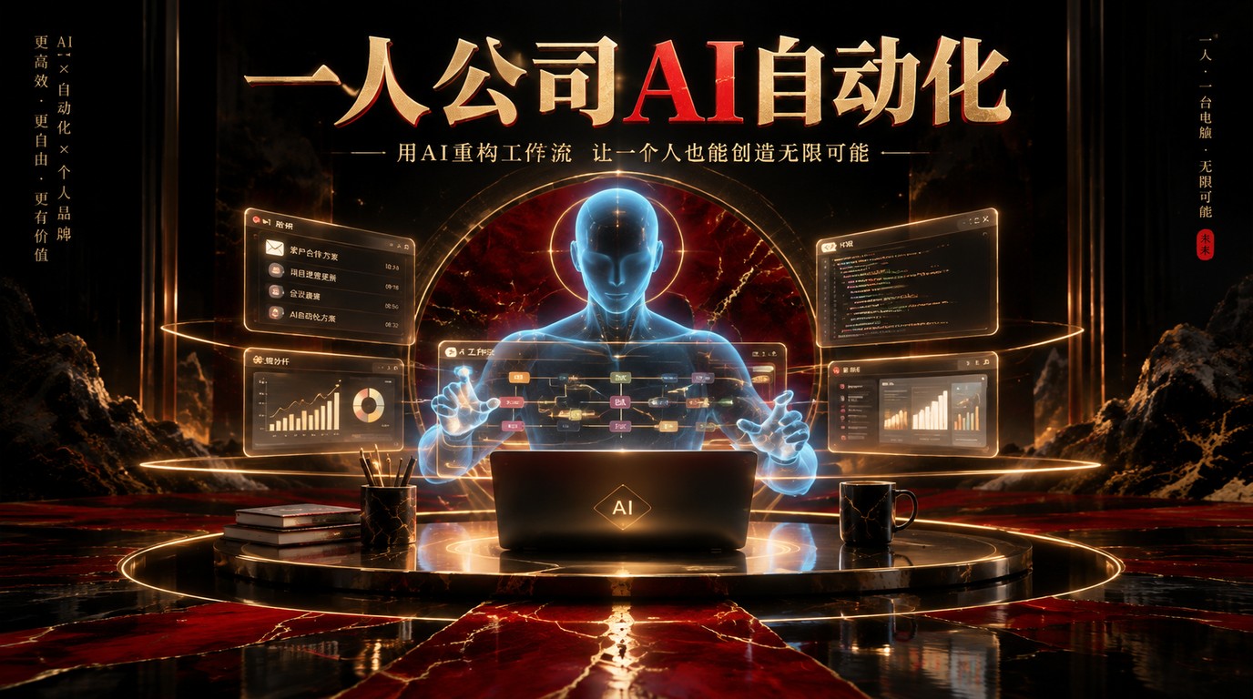 2026一人公司：Codex智能体实战，从AI工作流到商业自动化