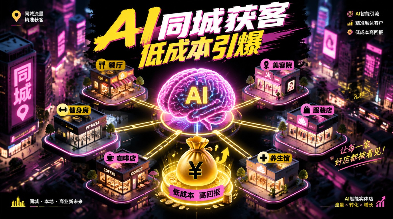 AI实体获客特训营：低成本引爆同城流量