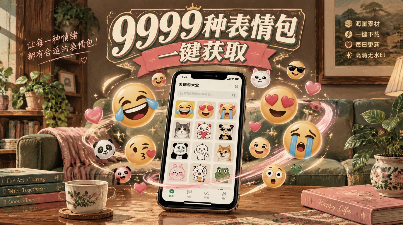 9999种表情包合集：一键获取你喜欢的表情