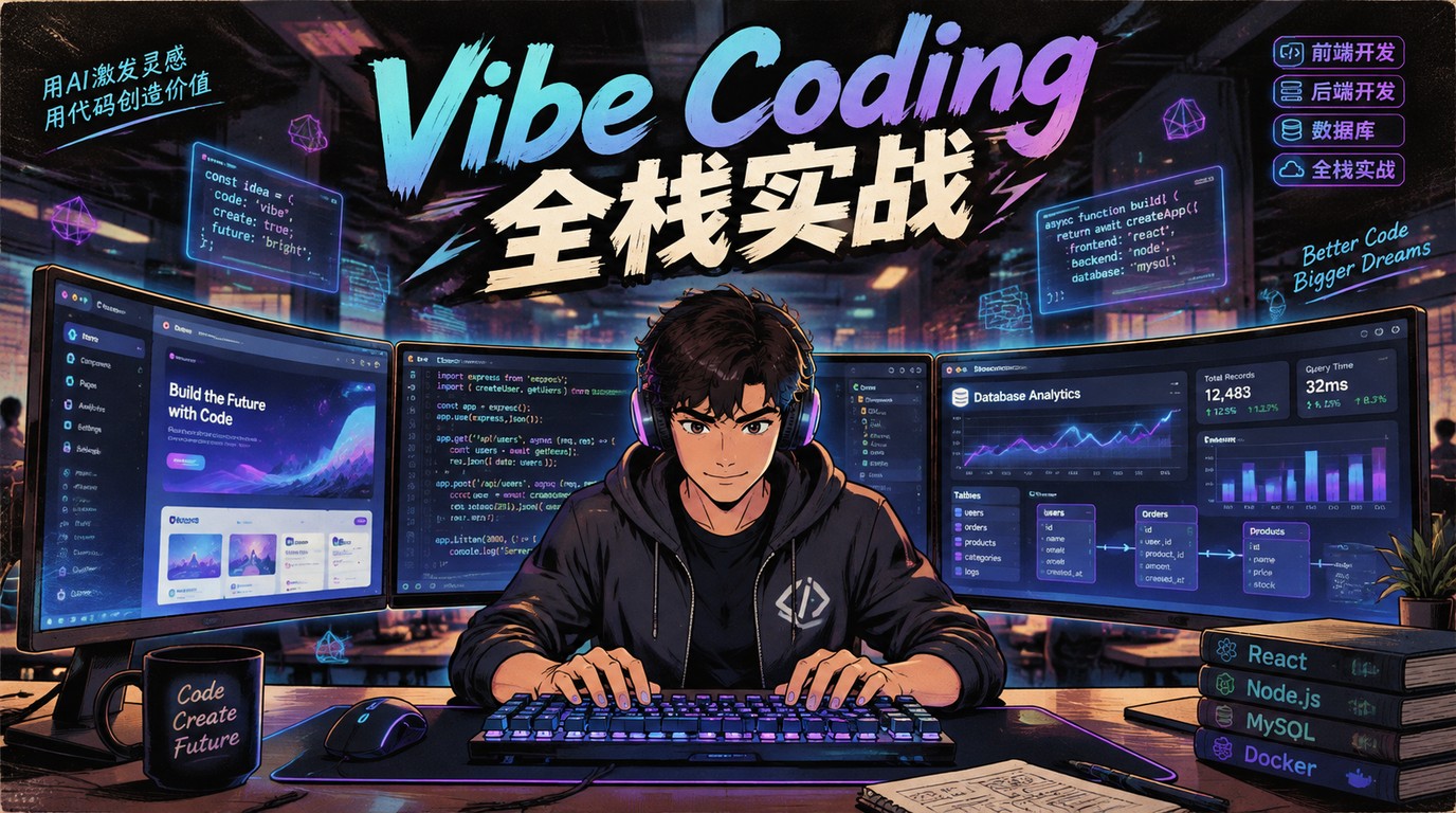 2026 Vibe Coding全栈实战营：项目驱动，直通就业