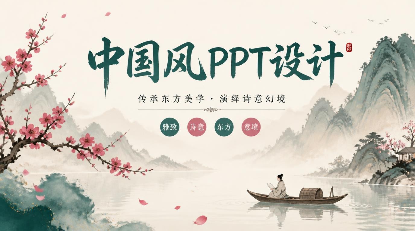 中国风PPT设计：东方美学的现代演绎