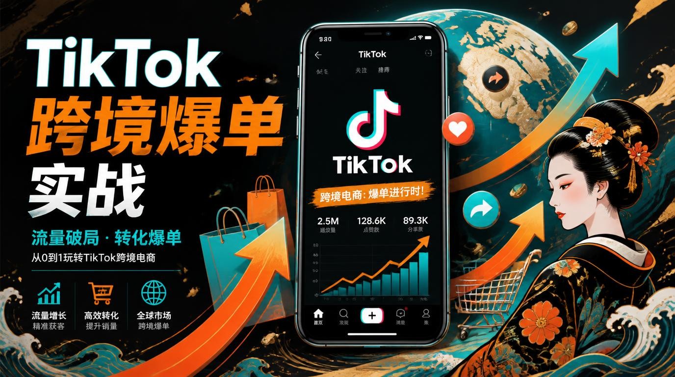 TikTok跨境从零到爆单全流程实战