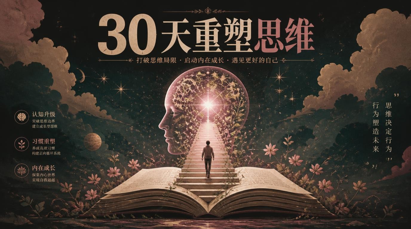 30天心理学训练营：重塑思维，掌控人生