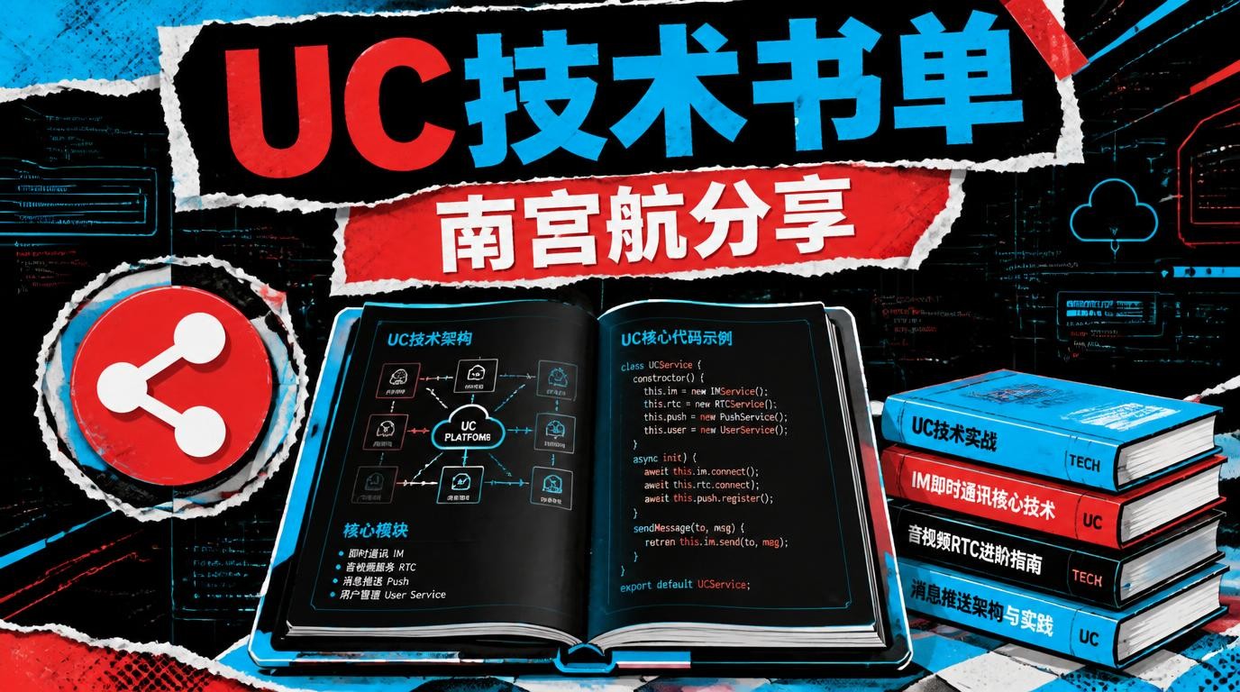 UC技术电子书大合集，南宫航倾情分享，技术人必看！