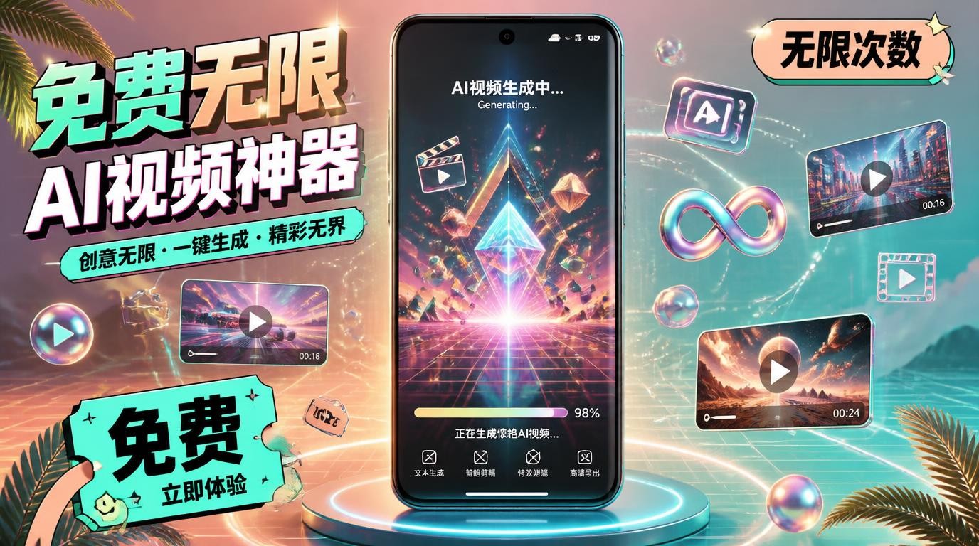 免费无限次！Android AI视频生成神器