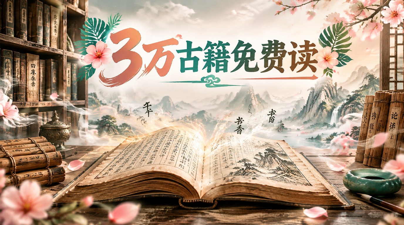 3万本古籍免费读！这款App带你穿越千年