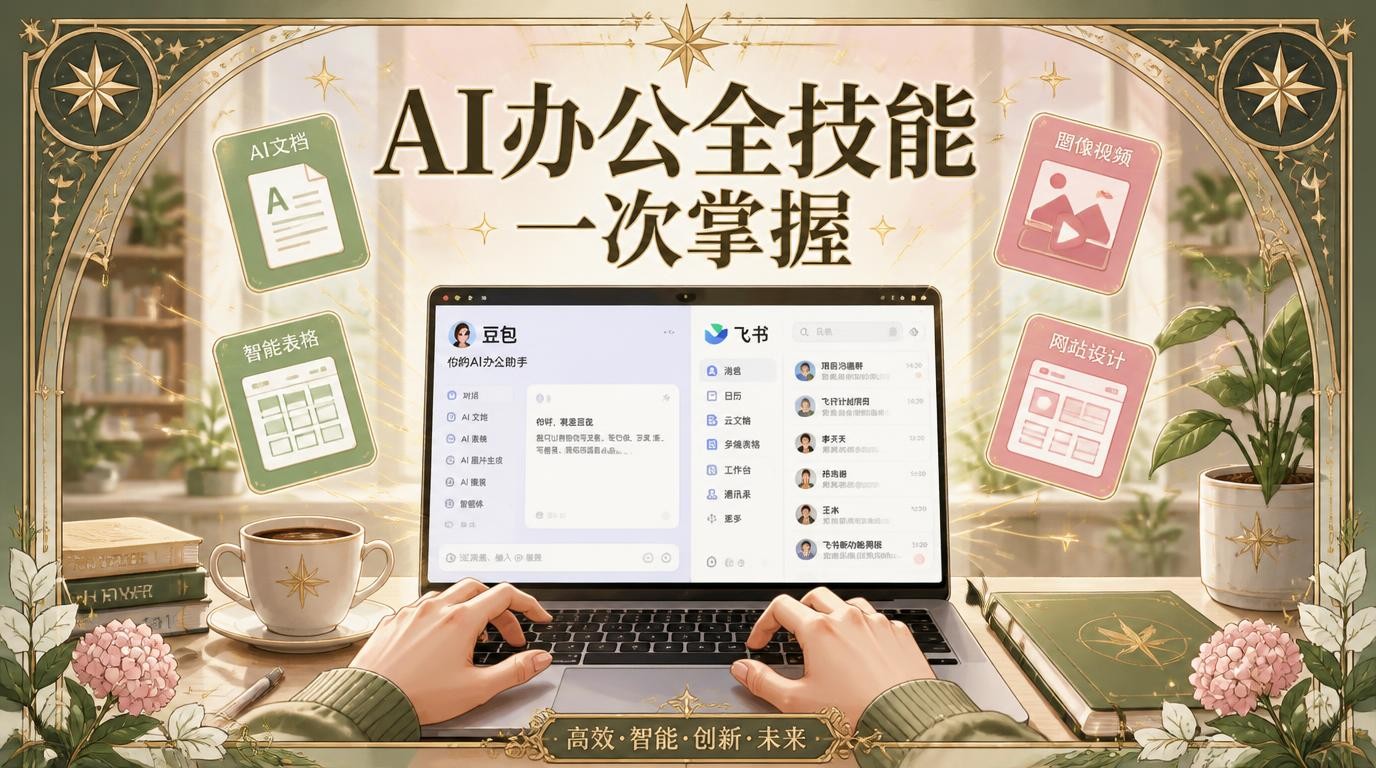 2026豆包工作飞书新手训练营：9月新课，AI办公全技能一次掌握