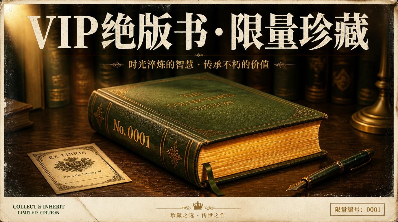 VIP绝版书：揭秘那些年我们追过的限量珍藏