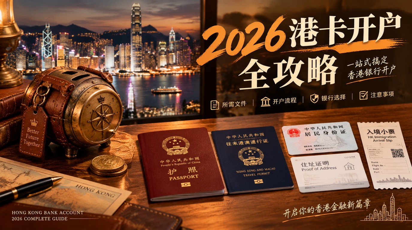 2026香港开户全攻略：10大银行港卡办理指南