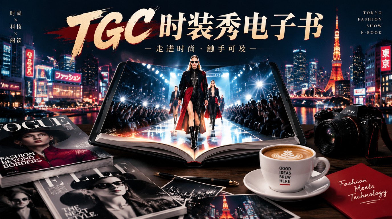 TGC东京时装秀电子书合集：潮流盛宴一网打尽